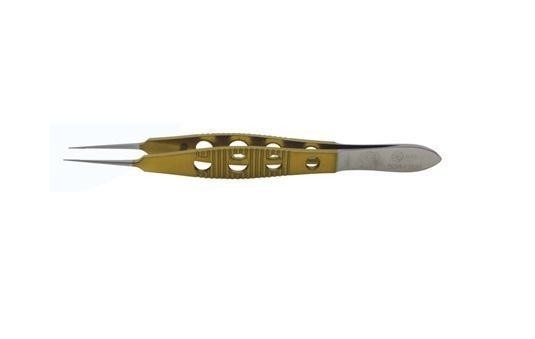 Micro sutura da ponta reta que amarra o comprimento total 110mm do fórceps para a cirurgia oftálmico